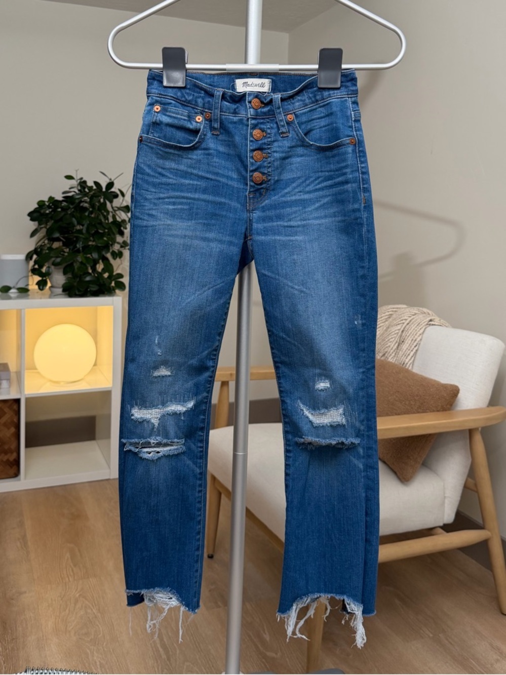 Women’s | Madewell Cali-Demi Boot Jeans, Medium Wash | Size 24